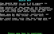 Mind Games for IBM PC/Compatibles - Black Box: Instructions, part 1.