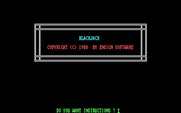 Mind Games for IBM PC/Compatibles - Blackjack: Title screen.