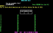 Mind Games for IBM PC/Compatibles - Americans Quiz: Quiz in progress...