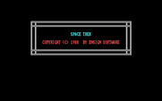 Mind Games for IBM PC/Compatibles - Space Trek: Title screen.