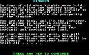 Mind Games for IBM PC/Compatibles - Kingdom: Game instructions.