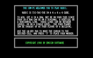 Mind Games for IBM PC/Compatibles - Qubic: Game instructions.