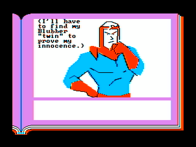 Lane Mastodon vs. the Blubbermen IBM PC/Compatibles Screenshot: Hmm, but how to prove this?
