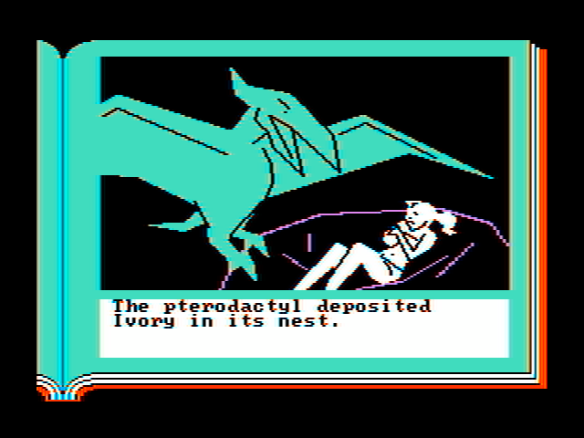 Lane Mastodon vs. the Blubbermen IBM PC/Compatibles Screenshot: Ivory is in danger...