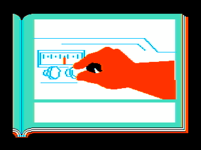 Lane Mastodon vs. the Blubbermen IBM PC/Compatibles Screenshot: Tuning the radio...