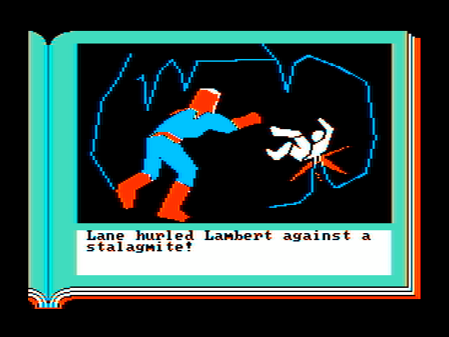Lane Mastodon vs. the Blubbermen IBM PC/Compatibles Screenshot: Lane!...but why! There is more than meets the eye here...