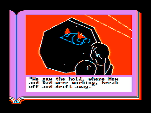 Lane Mastodon vs. the Blubbermen IBM PC/Compatibles Screenshot: A tragic beginning...