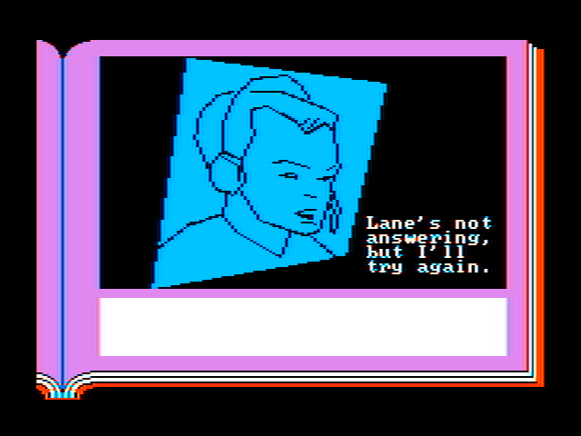 Lane Mastodon vs. the Blubbermen IBM PC/Compatibles Screenshot: Trying to reach Lane...
