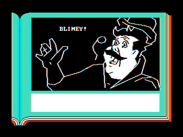 Lane Mastodon vs. the Blubbermen IBM PC/Compatibles Screenshot: Strange things are about to happen...