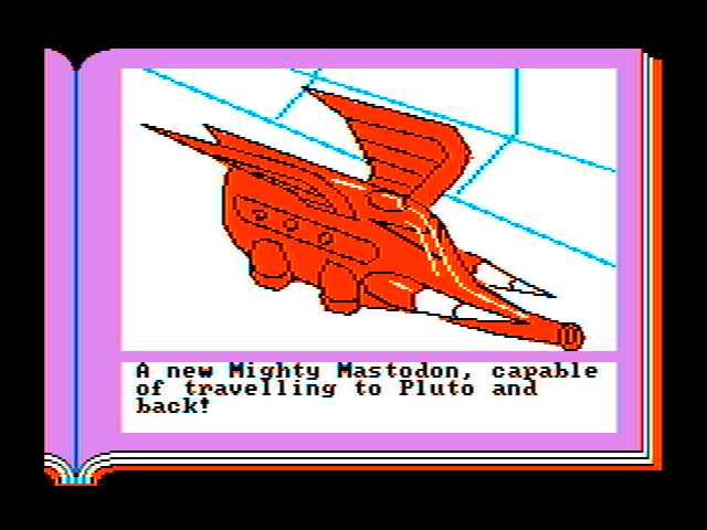 Lane Mastodon vs. the Blubbermen IBM PC/Compatibles Screenshot: A new ship...