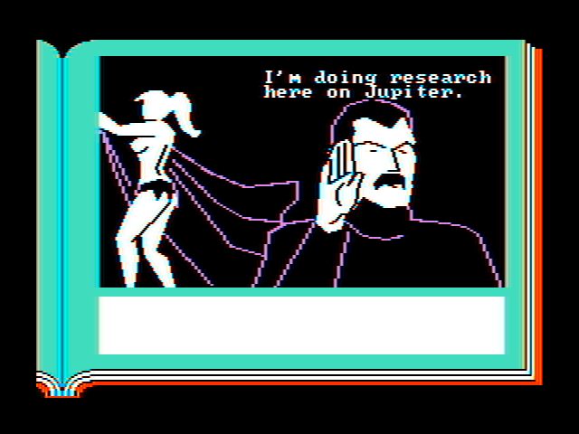 Lane Mastodon vs. the Blubbermen IBM PC/Compatibles Screenshot: Saved by a mysterious stranger...