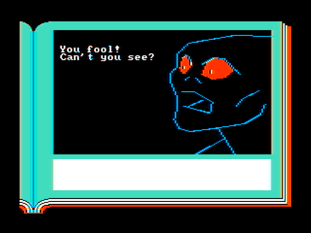 Lane Mastodon vs. the Blubbermen IBM PC/Compatibles Screenshot: A sudden revelation...