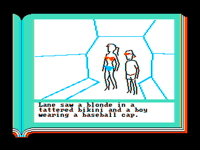 Lane Mastodon vs. the Blubbermen IBM PC/Compatibles Screenshot: Who are these kids we found?