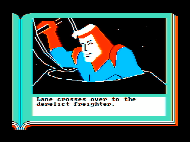 Lane Mastodon vs. the Blubbermen IBM PC/Compatibles Screenshot: Lane about to explore...