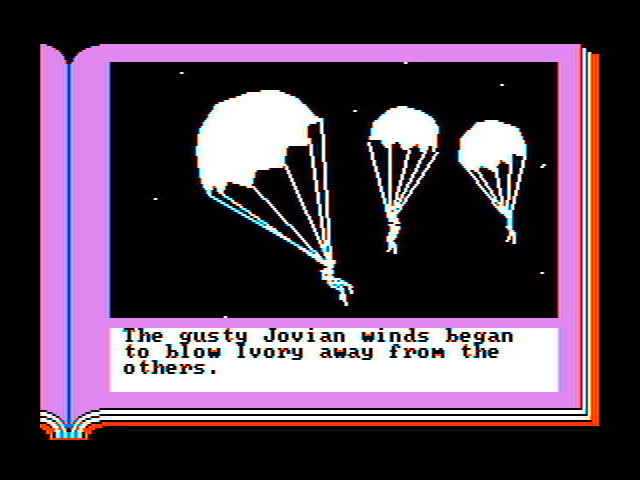 Lane Mastodon vs. the Blubbermen IBM PC/Compatibles Screenshot: Escaping...