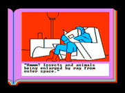 Lane Mastodon vs. the Blubbermen for IBM PC/Compatibles - Meanwhile, Lane Mastadon reads the paper...