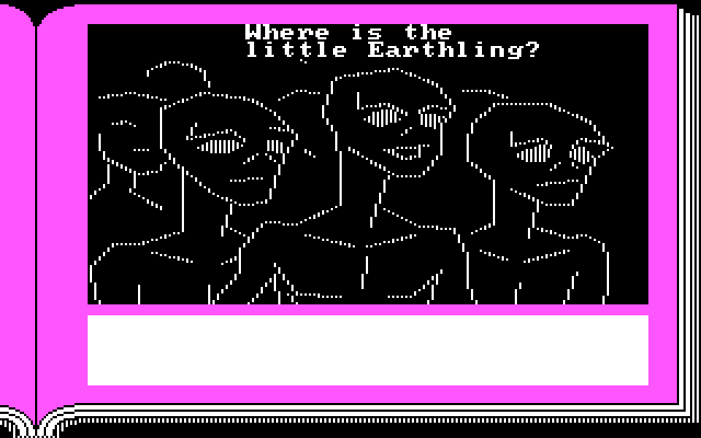 Lane Mastodon vs. the Blubbermen IBM PC/Compatibles Screenshot: Where is the earthling?
