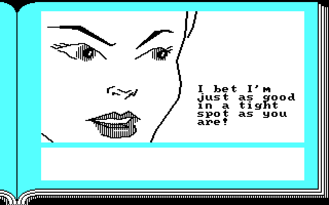 Lane Mastodon vs. the Blubbermen IBM PC/Compatibles Screenshot: Character closeup...