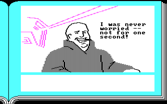 Lane Mastodon vs. the Blubbermen IBM PC/Compatibles Screenshot: Not worried for one second!