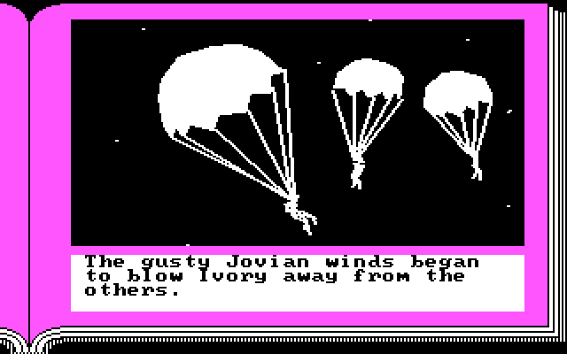 Lane Mastodon vs. the Blubbermen IBM PC/Compatibles Screenshot: Escaping a deadly situation...