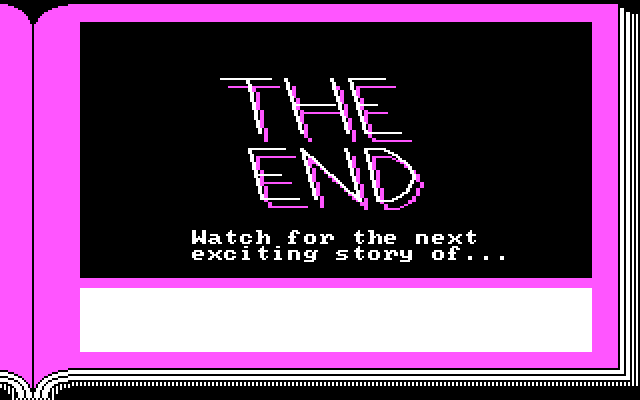 Lane Mastodon vs. the Blubbermen IBM PC/Compatibles Screenshot: The end...to be continued!