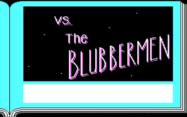 Lane Mastodon vs. the Blubbermen IBM PC/Compatibles Screenshot: Title screen 2.