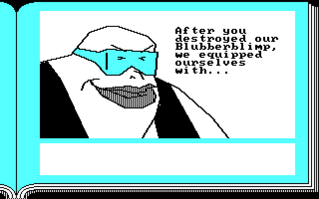 Lane Mastodon vs. the Blubbermen IBM PC/Compatibles Screenshot: A blubberman!