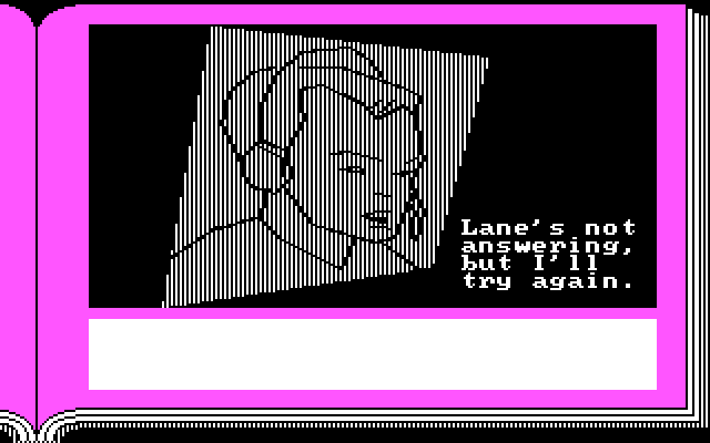 Lane Mastodon vs. the Blubbermen IBM PC/Compatibles Screenshot: Trying to reach Lane...