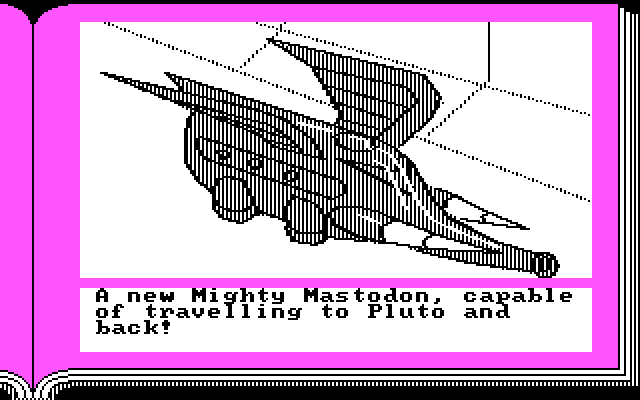 Lane Mastodon vs. the Blubbermen IBM PC/Compatibles Screenshot: But why would we need to get to pluto?