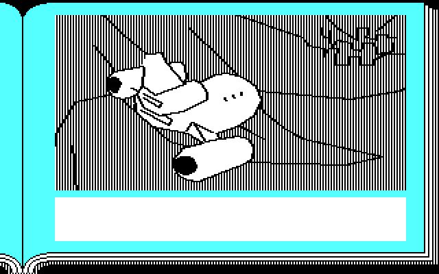 Lane Mastodon vs. the Blubbermen IBM PC/Compatibles Screenshot: Flying to our destination...