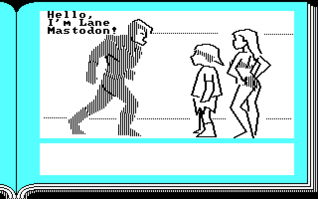 Lane Mastodon vs. the Blubbermen IBM PC/Compatibles Screenshot: Introducing Lane...