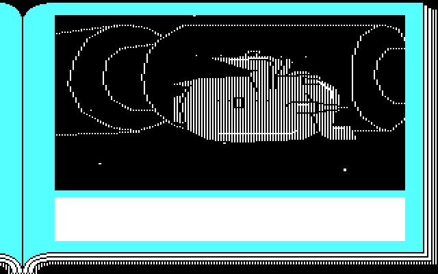 Lane Mastodon vs. the Blubbermen IBM PC/Compatibles Screenshot: Lane's ship arrives...