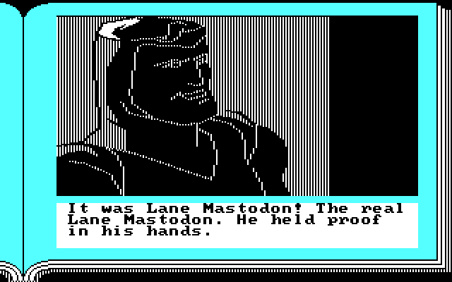 Lane Mastodon vs. the Blubbermen IBM PC/Compatibles Screenshot: Will the real Lane Mastadon stand up please!