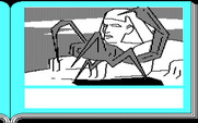 Lane Mastodon vs. the Blubbermen for IBM PC/Compatibles - Introduction; giant insects attack!