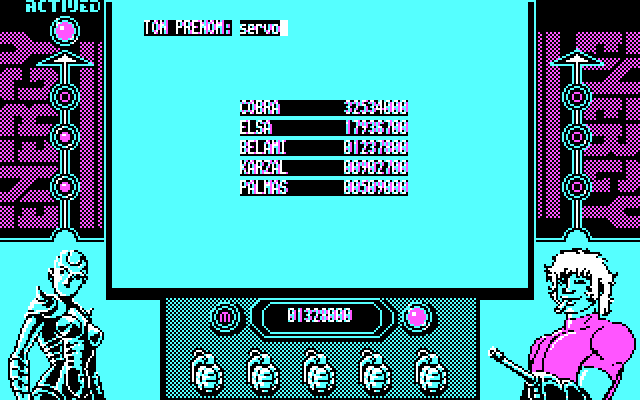 Cobra IBM PC/Compatibles Screenshot: A new high score!