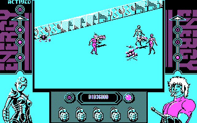 Cobra IBM PC/Compatibles Screenshot: Looks like I'm in trouble here...