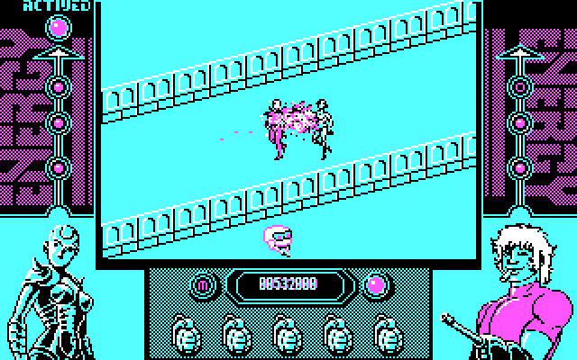 Cobra IBM PC/Compatibles Screenshot: Enemy destroyed...