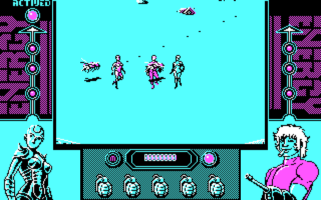 Cobra IBM PC/Compatibles Screenshot: Under attack!