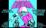 Cobra for IBM PC/Compatibles - Title screen.