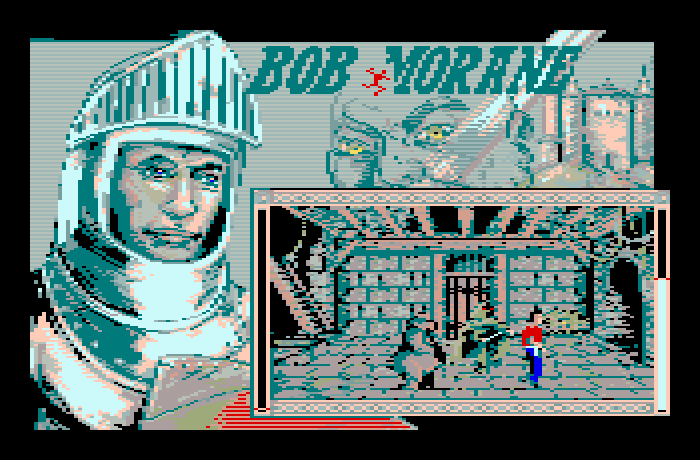 Bob Morane: Chevalerie 1 Thomson MO Screenshot: I'm being chased!