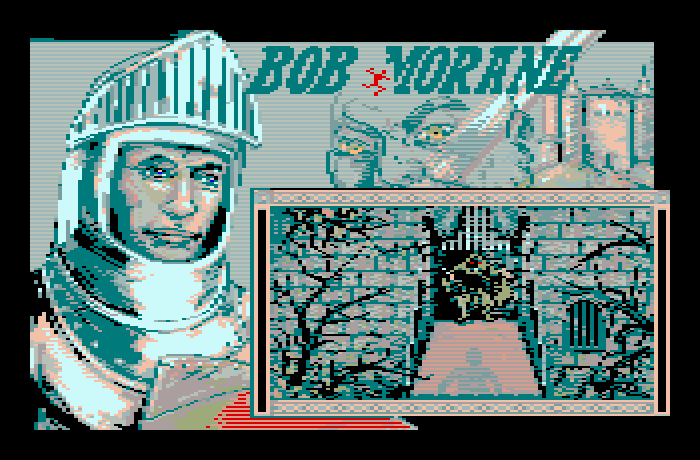 Bob Morane: Chevalerie 1 Thomson MO Screenshot: Starting screen.