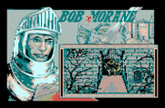 Bob Morane: Chevalerie 1 for Thomson MO - Starting screen.