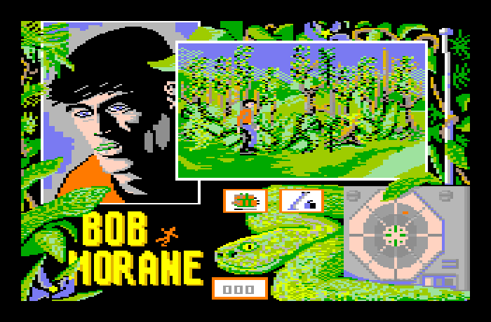 Bob Morane: Jungle 1 Thomson MO Screenshot: Lost in the jungle already!