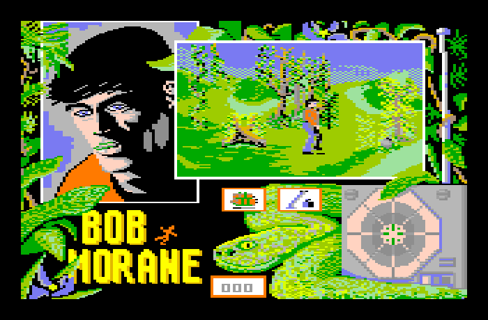 Bob Morane: Jungle 1 Thomson MO Screenshot: Exploring...
