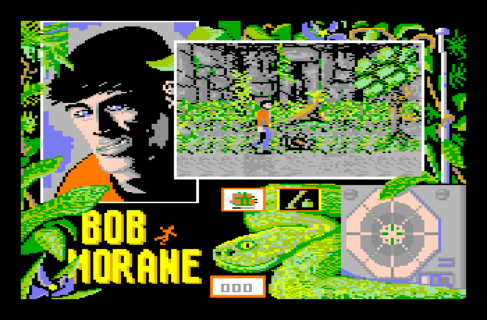 Bob Morane: Jungle 1 Thomson MO Screenshot: Spiders, snakes, and more can be found here...