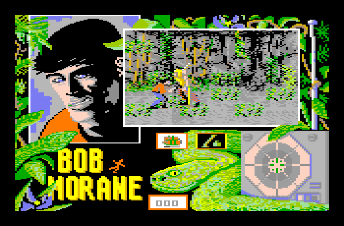 Bob Morane: Jungle 1 Thomson MO Screenshot: This temple is well guarded!