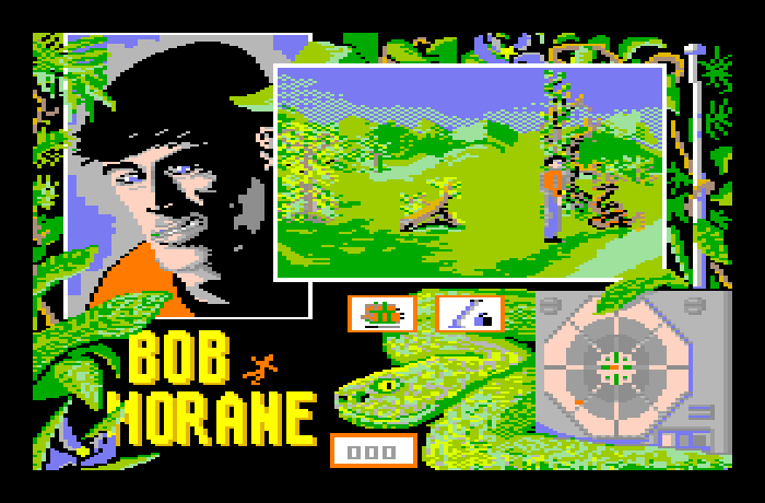 Bob Morane: Jungle 1 Thomson MO Screenshot: A deadly snake attacks!