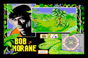 Bob Morane: Jungle 1 for Thomson MO - Game start.