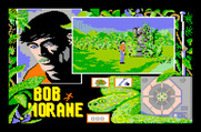 Bob Morane: Jungle 1 for Thomson MO - Looks like a statue of some kind?