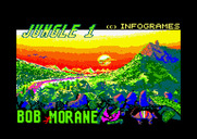 Bob Morane: Jungle 1 for Amstrad CPC - Loading screen.